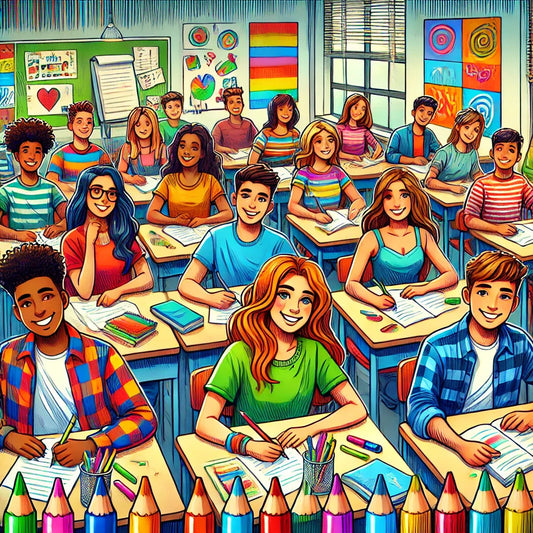 students with teacher resources