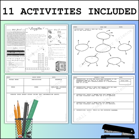 The No Prep Encryption Activity Packet